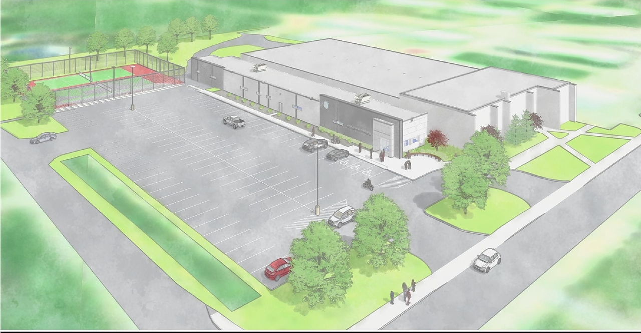 Rendering of building from page 19 of the file '2025-11-25 - Urban Design Brief - D07-12-25-0154'