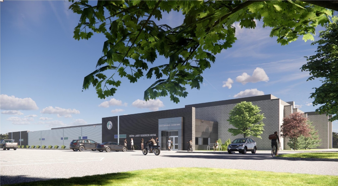 Rendering of building from page 4 of the file '2025-11-25 - Urban Design Brief - D07-12-25-0154'