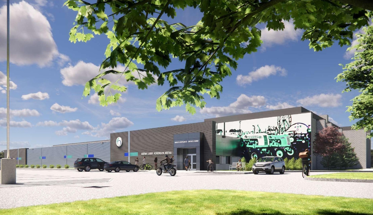 Rendering of building from page 6 of the file '2025-11-25 - Urban Design Brief - D07-12-25-0154'