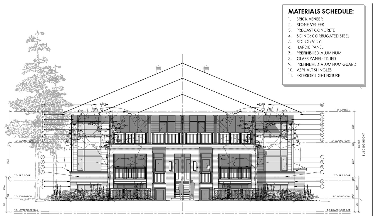 Rendering of building from page 3 of the file '2025-12-04 - Urban Design Brief - D07-12-25-0158'