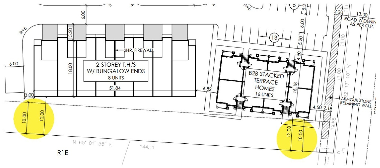 Construction site plan for project from page 8 of the file '2025-12-04 - Urban Design Brief - D07-12-25-0158'