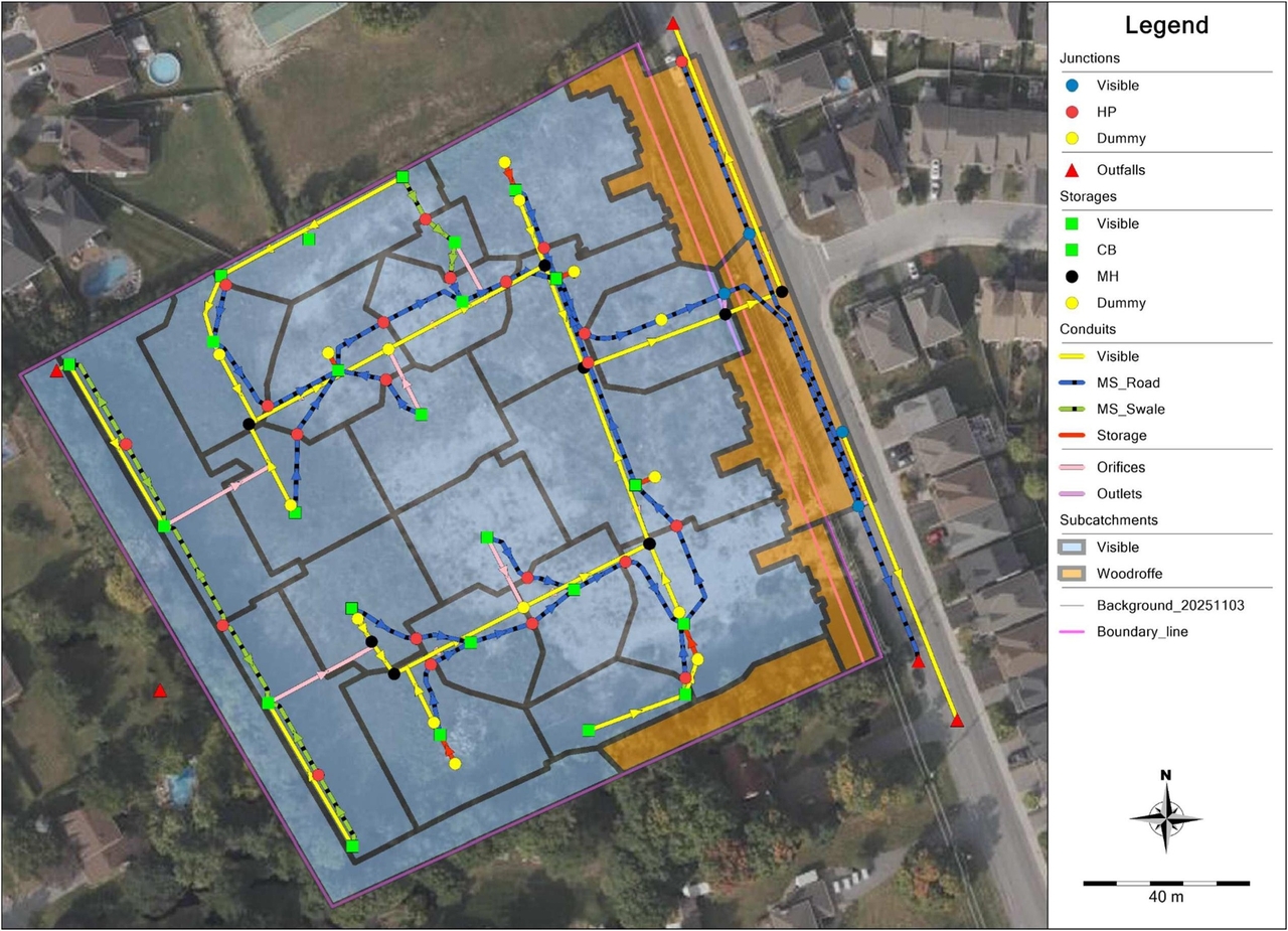 Construction site plan for project from page 85 of the file '2025-12-04 - Servicing Design Brief - D07-12-25-0158'