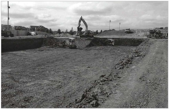 Construction site plan for project from page 97 of the file '2025-12-04 - Servicing Design Brief - D07-12-25-0158'