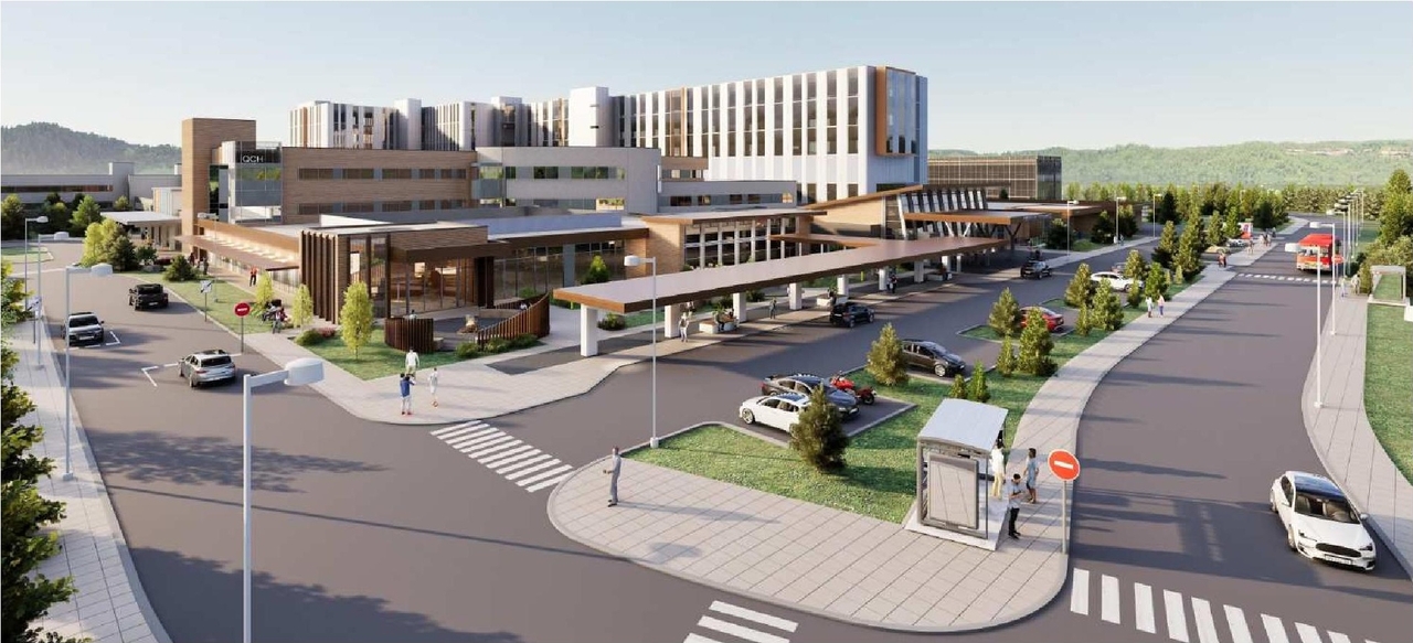 Rendering of building from page 1 of the file '2025-12-09 - Urban Design Brief - D07-12-25-0163'