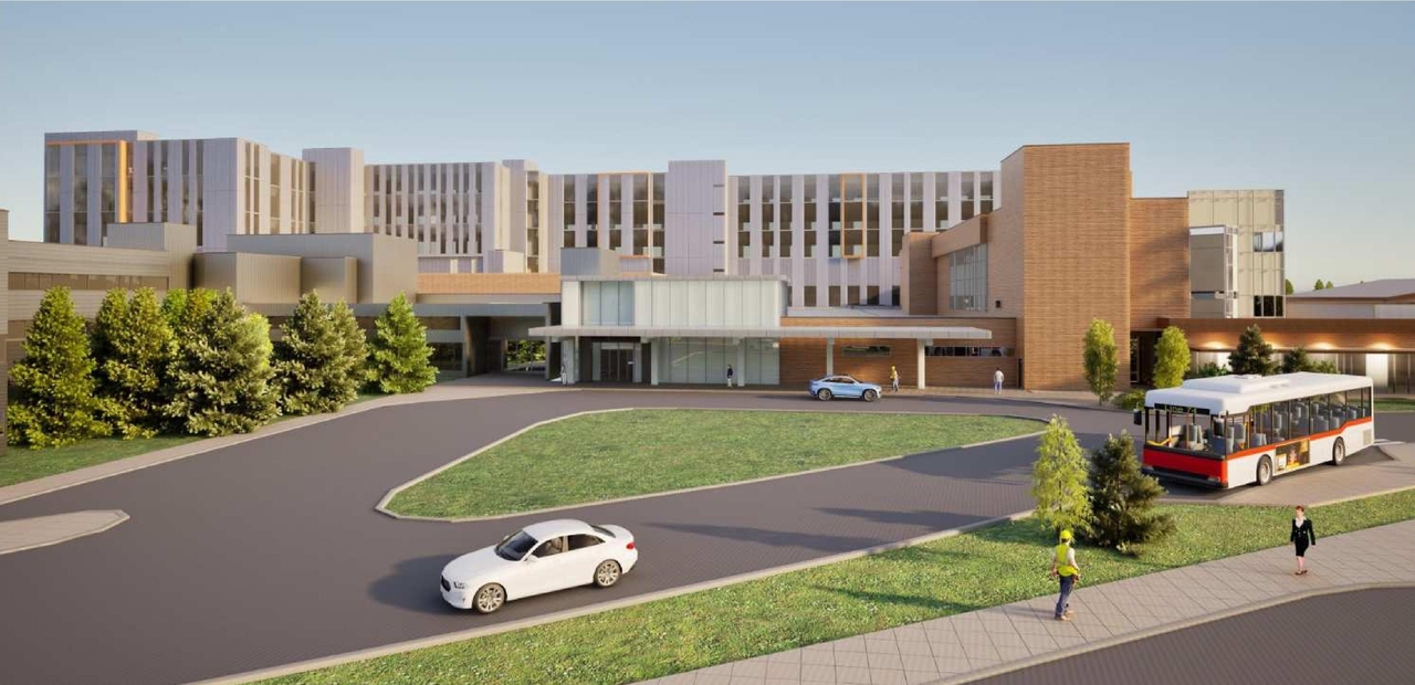 Rendering of building from page 18 of the file '2025-12-09 - Urban Design Brief - D07-12-25-0163'