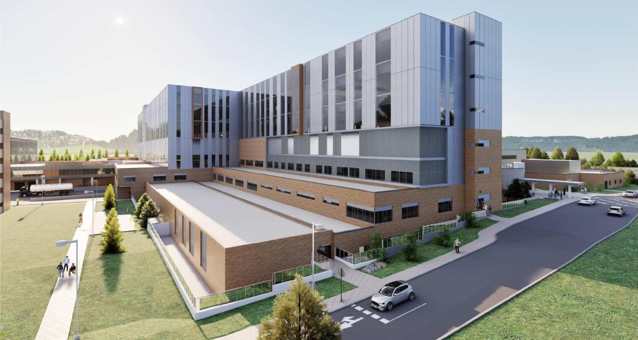 Rendering of building from page 20 of the file '2025-12-09 - Urban Design Brief - D07-12-25-0163'