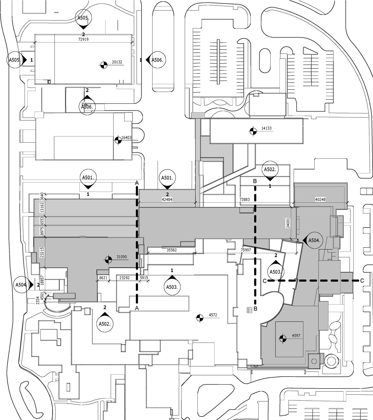 Construction site plan for project from page 68 of the file '2025-12-09 - Urban Design Brief - D07-12-25-0163'