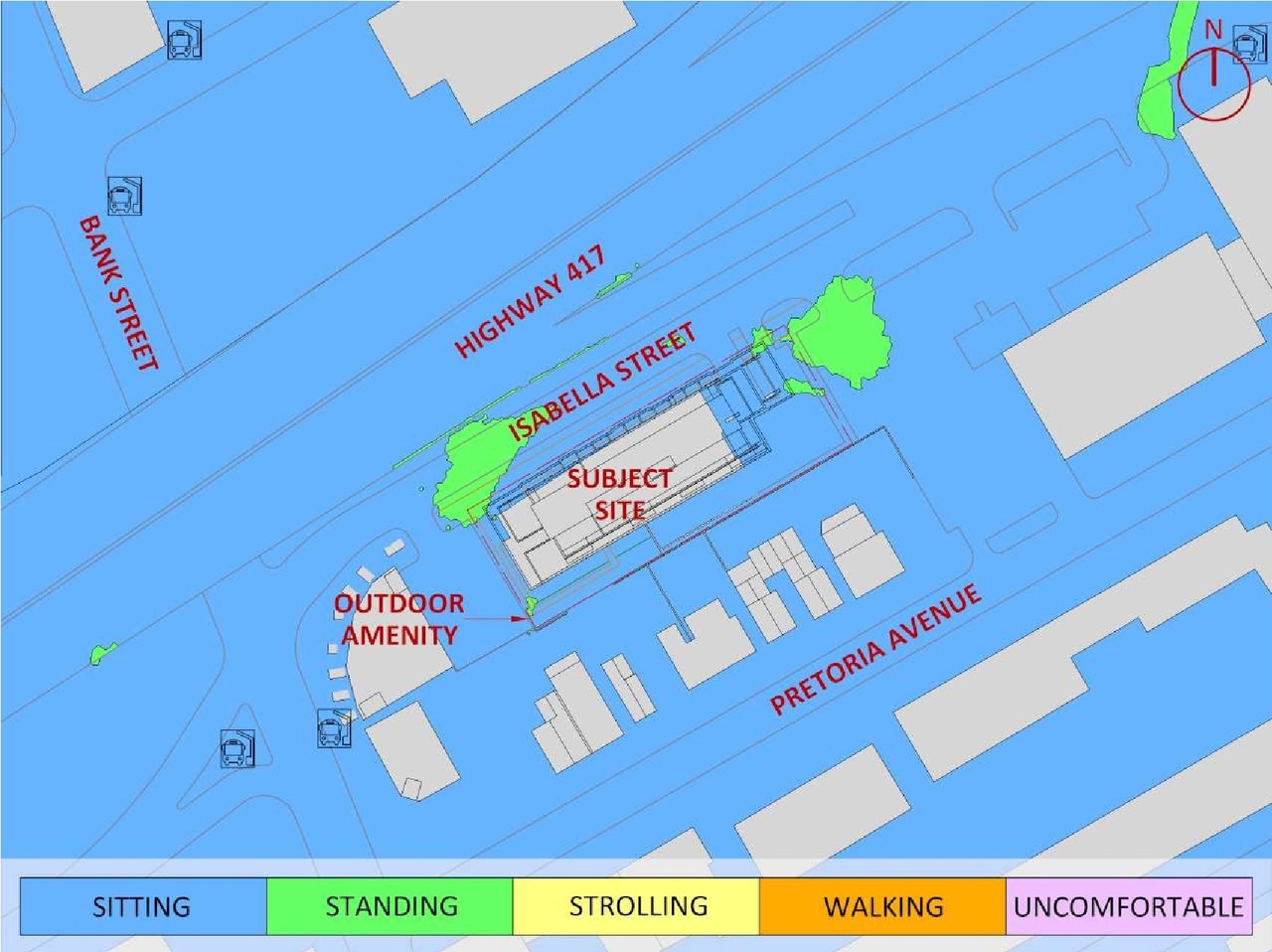 Construction site plan for project from page 44 of the file '2026-02-05 - Urban Design Brief - D07-12-26-0009'