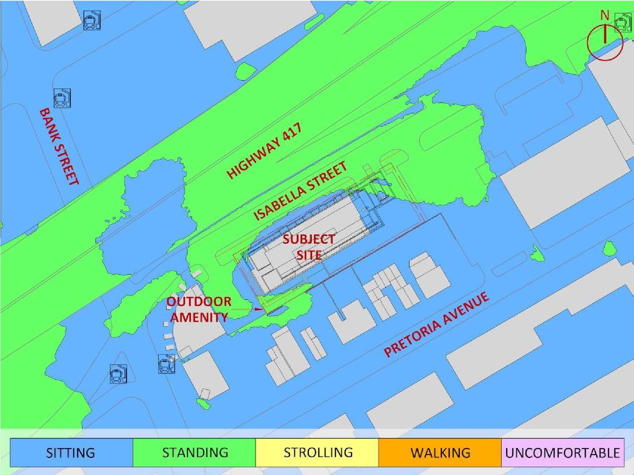 Construction site plan for project from page 44 of the file '2026-02-05 - Urban Design Brief - D07-12-26-0009'