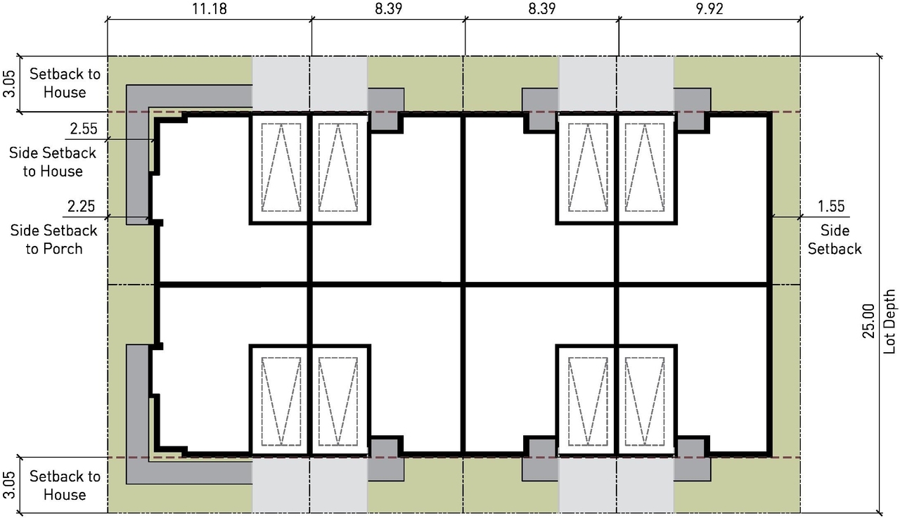 Floor plan for project from page 13 of the file '2021-04-15 - Urban Design Brief - D07-16-21-0001'