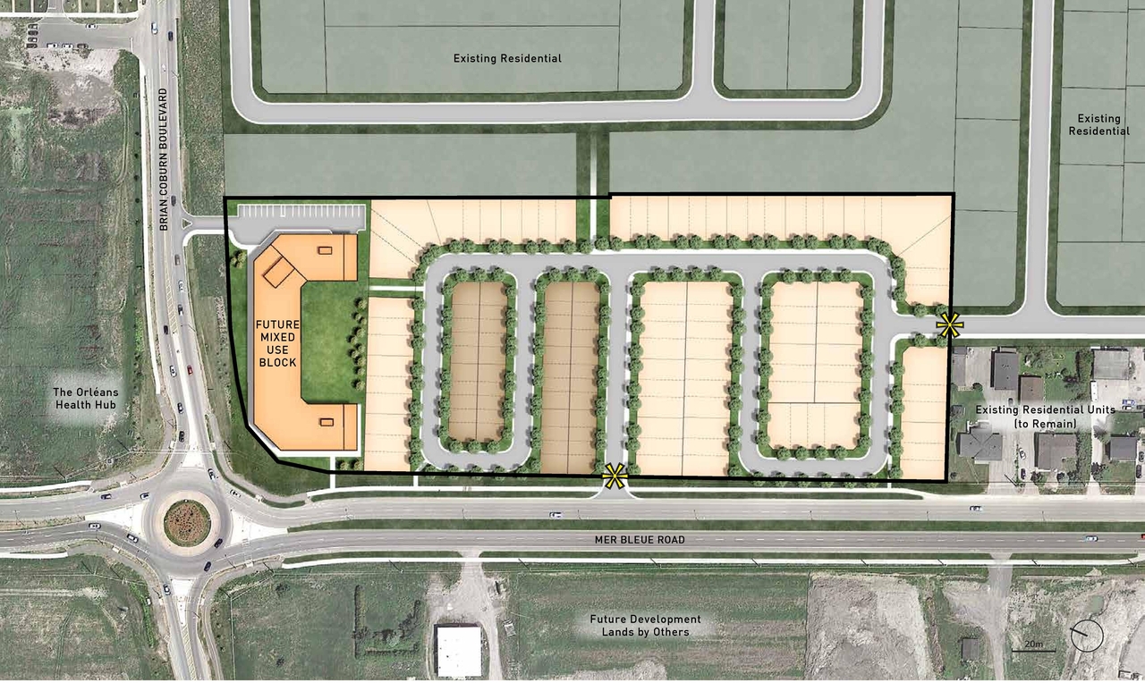 Construction site plan for project from page 11 of the file '2021-06-17 - Urban Design Brief - D07-16-21-0001'