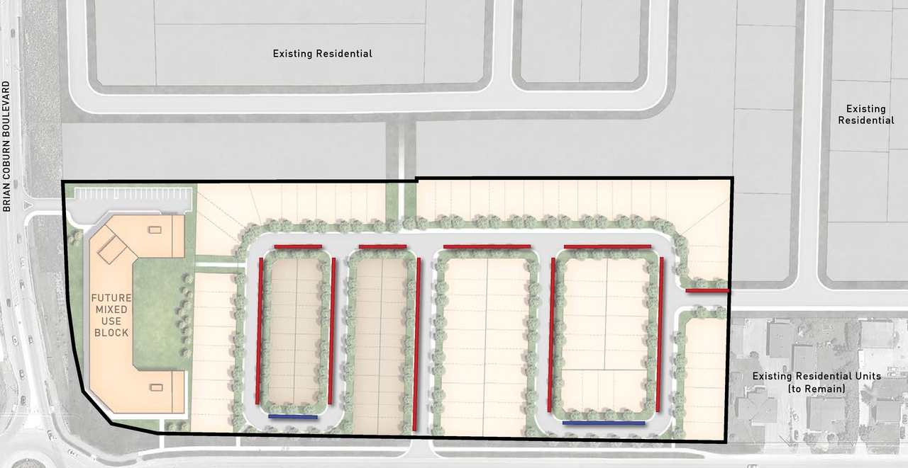 Construction site plan for project from page 25 of the file '2021-06-17 - Urban Design Brief - D07-16-21-0001'
