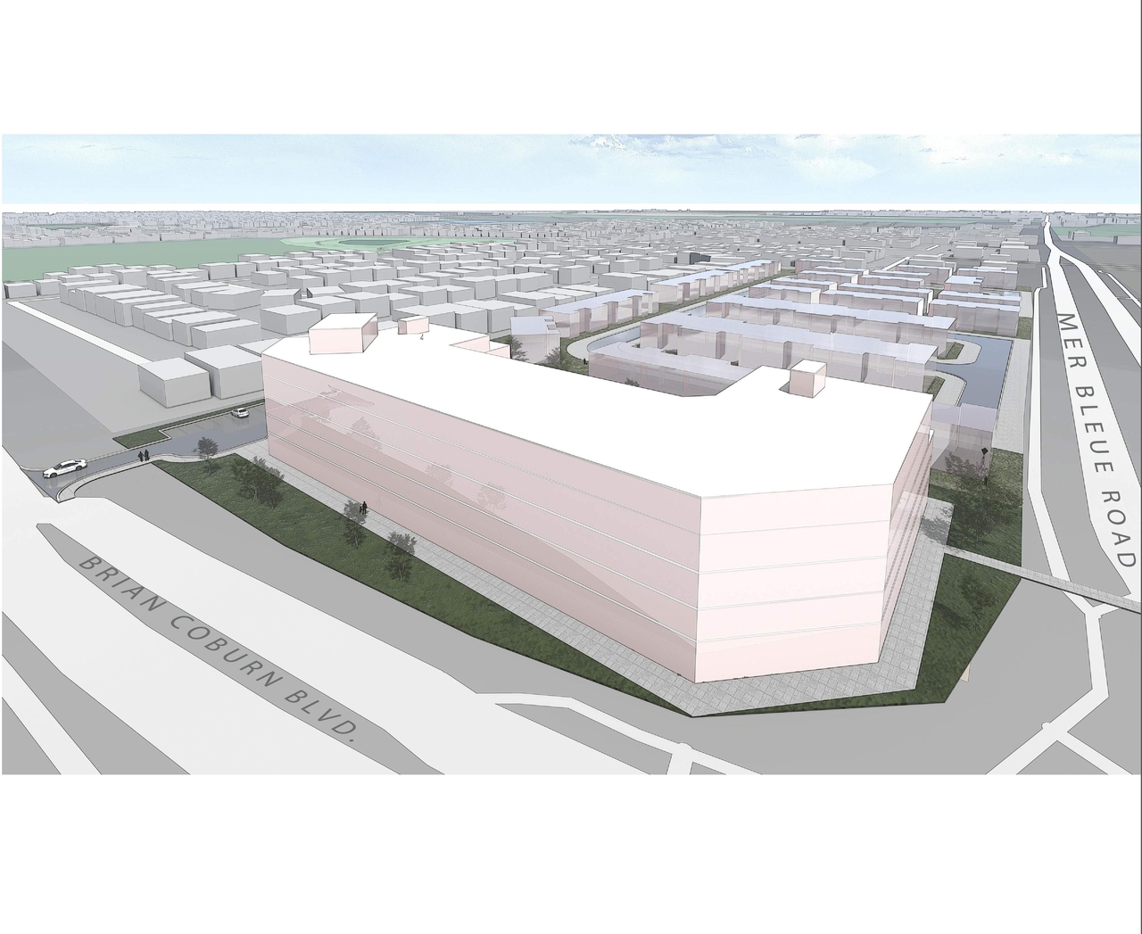 Rendering of building from page 7 of the file '2021-04-15 - Rendering - D07-16-21-0001'