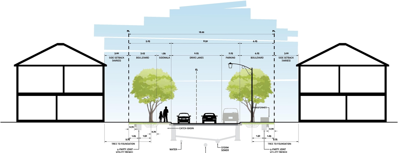Construction site plan for project from page 9 of the file '2021-01-08 - Urban Design Brief - D07-16-21-0001'