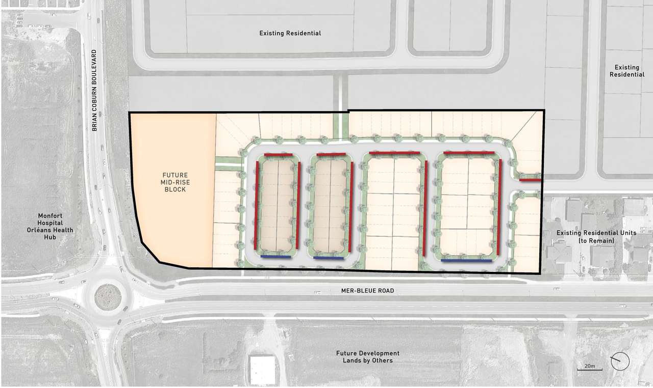 Construction site plan for project from page 11 of the file '2021-01-08 - Urban Design Brief - D07-16-21-0001'