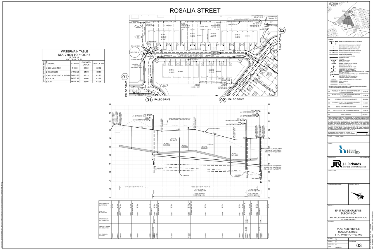 Construction site plan for project from page 8 of the file '2024-09-23 - Subdivision Design Drawings - D07-16-21-0027'