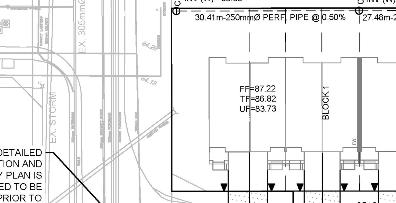 Construction site plan for project from page 11 of the file '2024-09-23 - Subdivision Design Drawings - D07-16-21-0027'