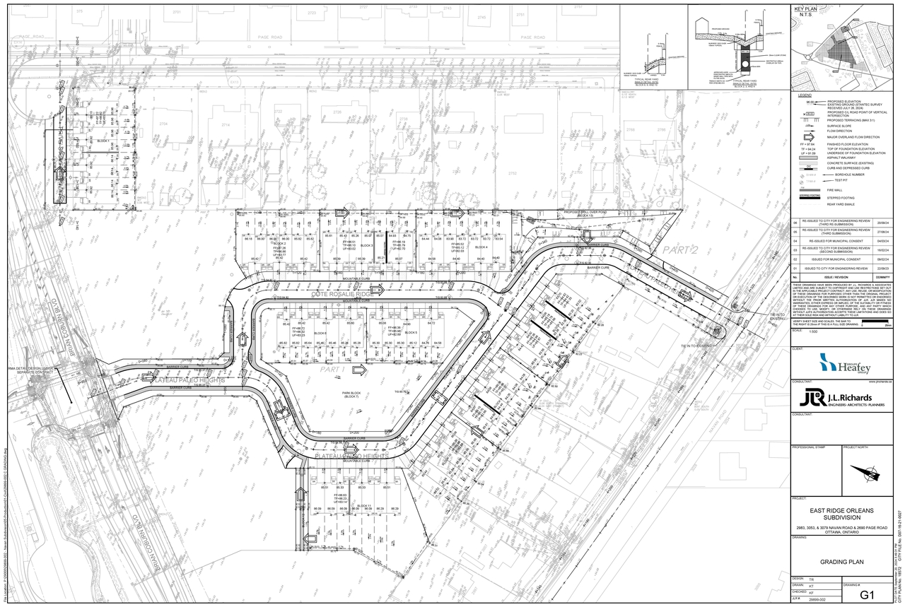 Construction site plan for project from page 13 of the file '2024-09-23 - Subdivision Design Drawings - D07-16-21-0027'