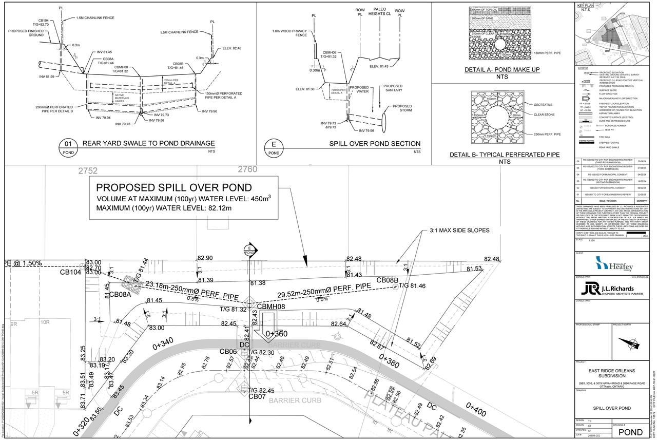 Construction site plan for project from page 14 of the file '2024-09-23 - Subdivision Design Drawings - D07-16-21-0027'