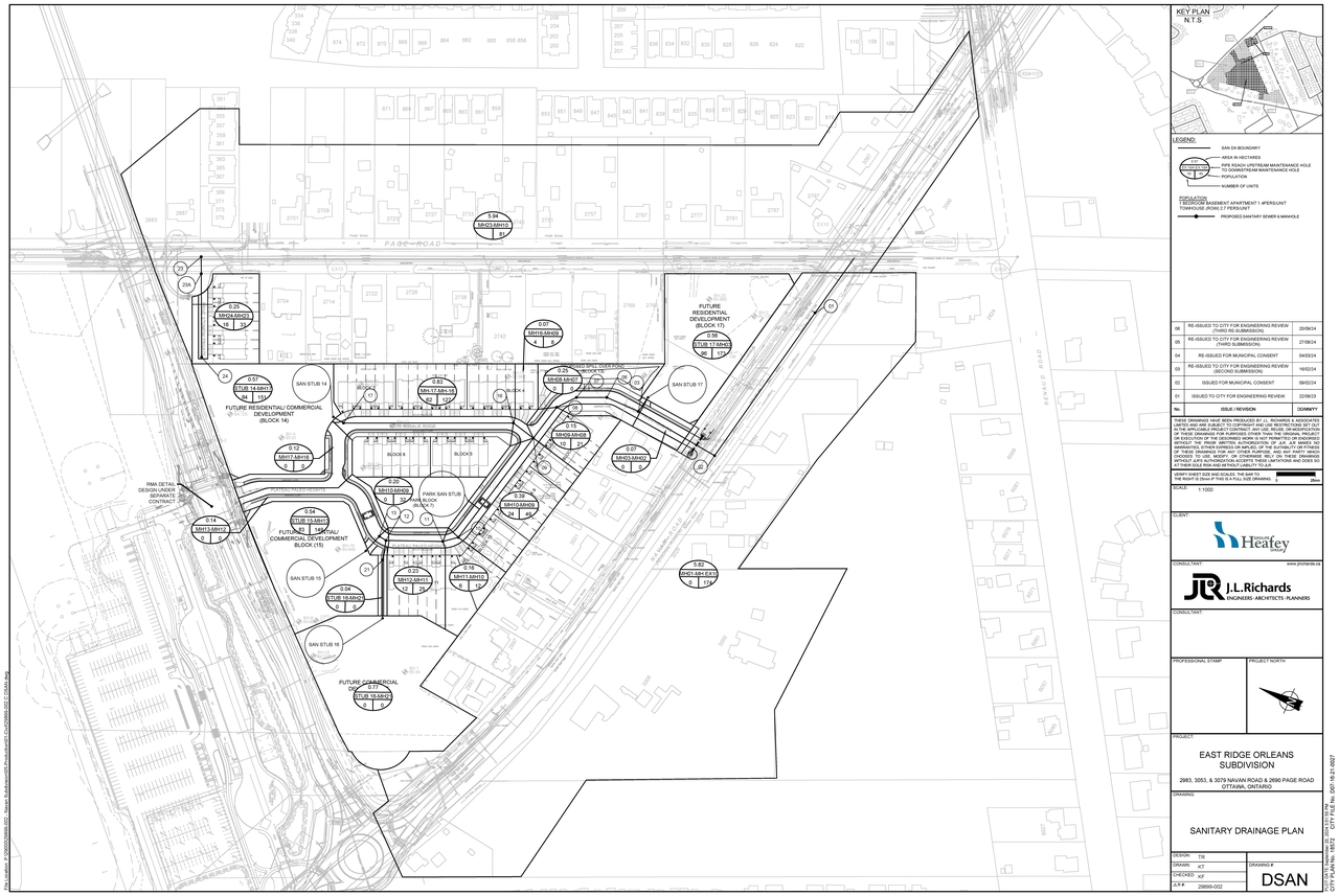 Construction site plan for project from page 16 of the file '2024-09-23 - Subdivision Design Drawings - D07-16-21-0027'