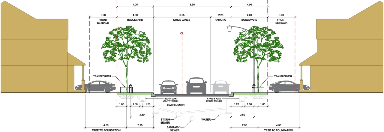 Construction site plan for project from page 12 of the file '2022-04-27 - Urban Design Brief (8) - D07-16-21-0032'