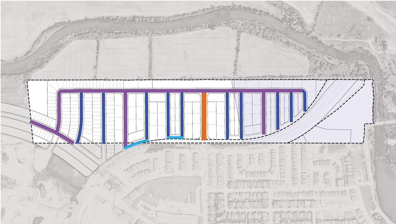 Construction site plan for project from page 10 of the file '2022-04-27 - Urban Design Brief (6) - D07-16-21-0032'