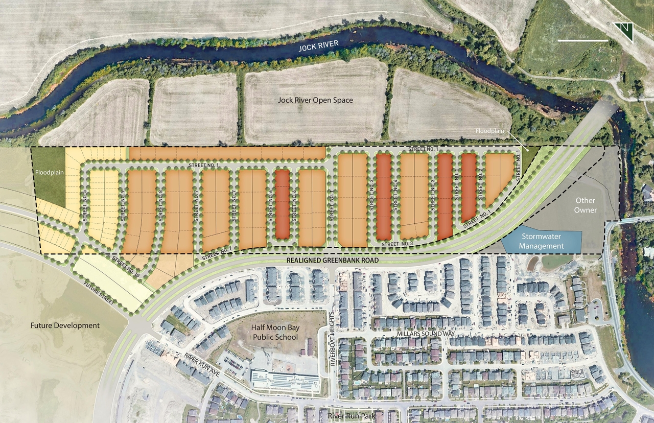 Construction site plan for project from page 9 of the file '2021-10-01 - Urban Design Brief - D07-16-21-0032'