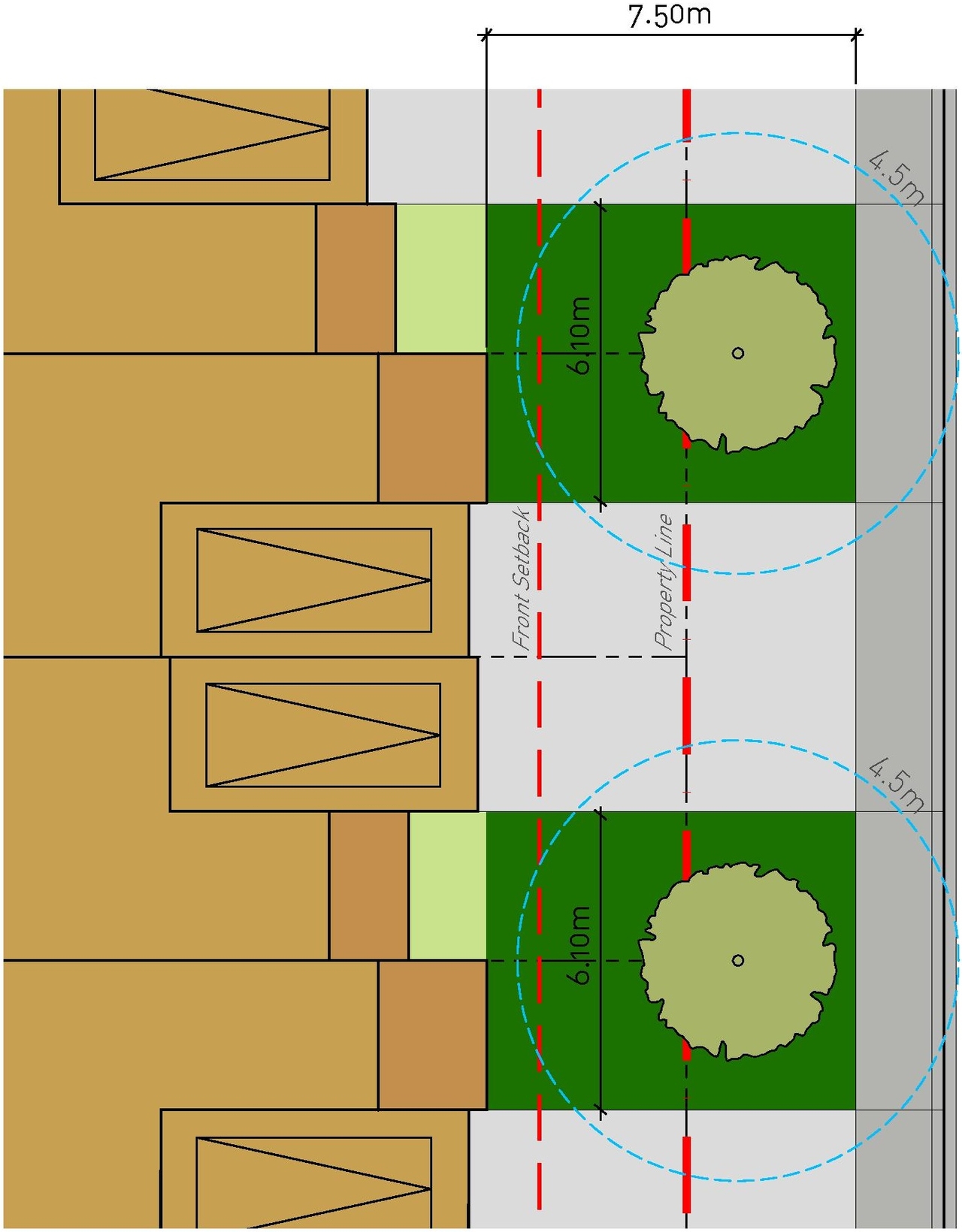 Construction site plan for project from page 23 of the file '2023-09-13 - Urban Design Brief - D07-16-21-0032'