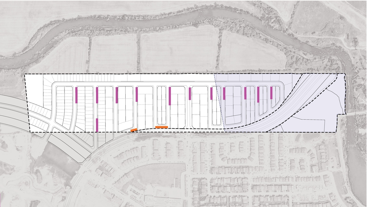 Construction site plan for project from page 15 of the file '2022-04-27 - Urban Design Brief (2) - D07-16-21-0032'