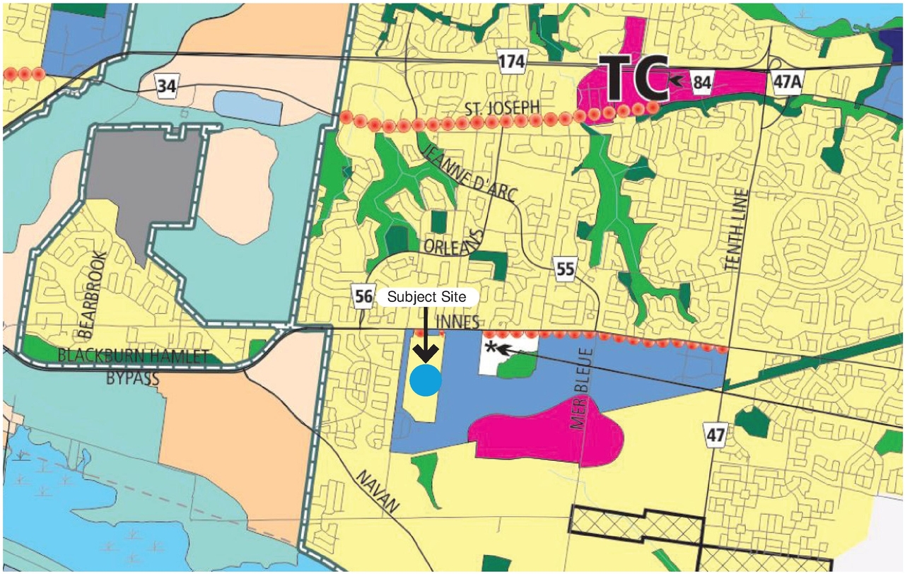 Construction site plan for project from page 18 of the file '2023-01-13 - Urban Design Brief - D07-16-22-0008'