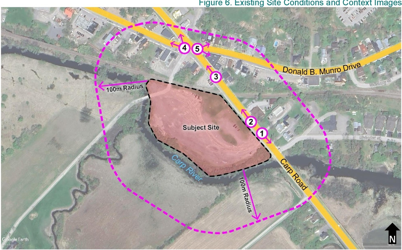 Construction site plan for project from page 14 of the file '2025-03-12 - Urban Design Brief - D07-16-23-0008'