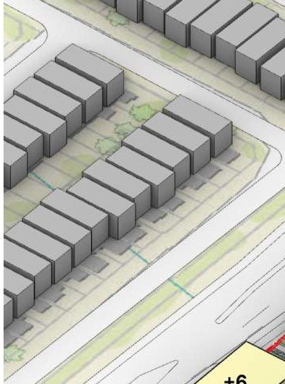 Construction site plan for project from page 28 of the file '2023-12-21 - Urban Design Brief - D07-16-23-0020'