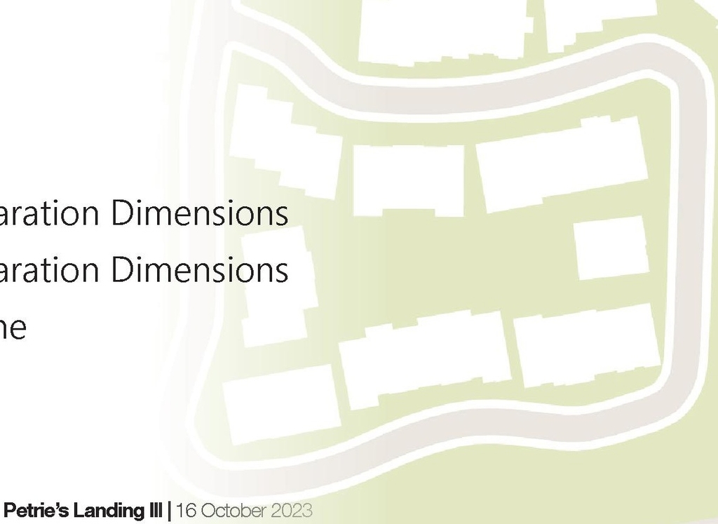 Construction site plan for project from page 6 of the file '2023-12-27 - Petries Landing III Design Brief - D07-16-23-0021'