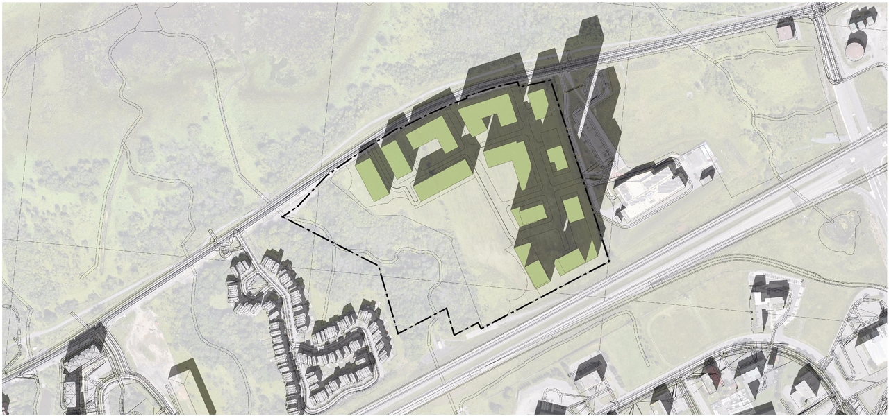 Construction site plan for project from page 53 of the file '2023-12-27 - Petries Landing III Design Brief - D07-16-23-0021'