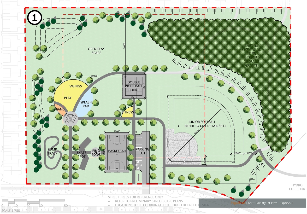 Construction site plan for project from page 47 of the file '2025-11-12 - stittsville SouthUrban Design Brief - D07-16-24-0020'
