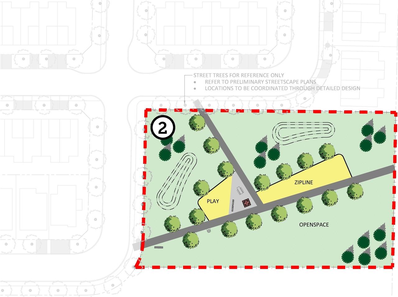 Construction site plan for project from page 49 of the file '2025-11-12 - stittsville SouthUrban Design Brief - D07-16-24-0020'