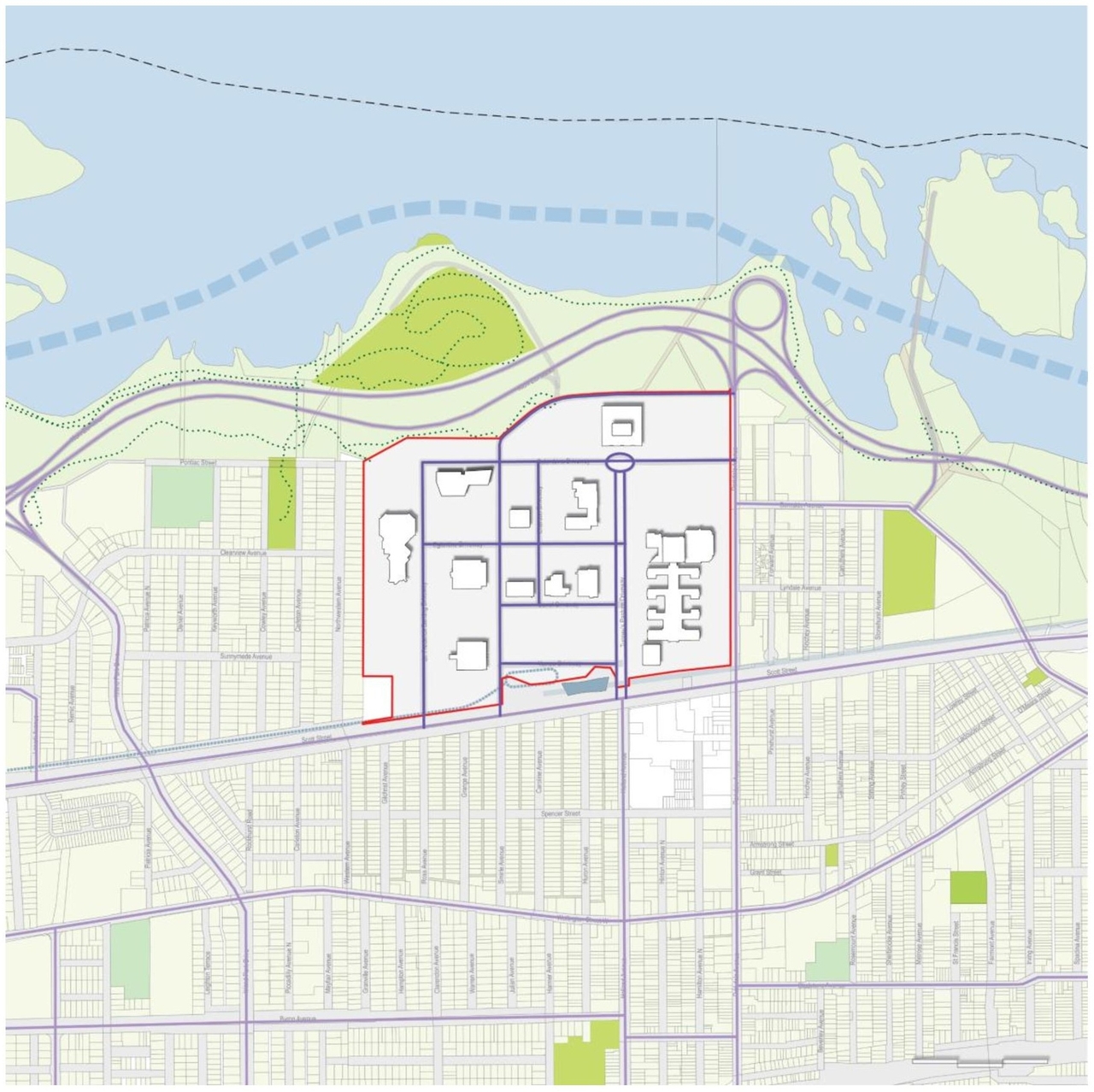Construction site plan for project from page 10 of the file '2025-09-26 - Urban Design Review Panel - D07-16-24-0022'