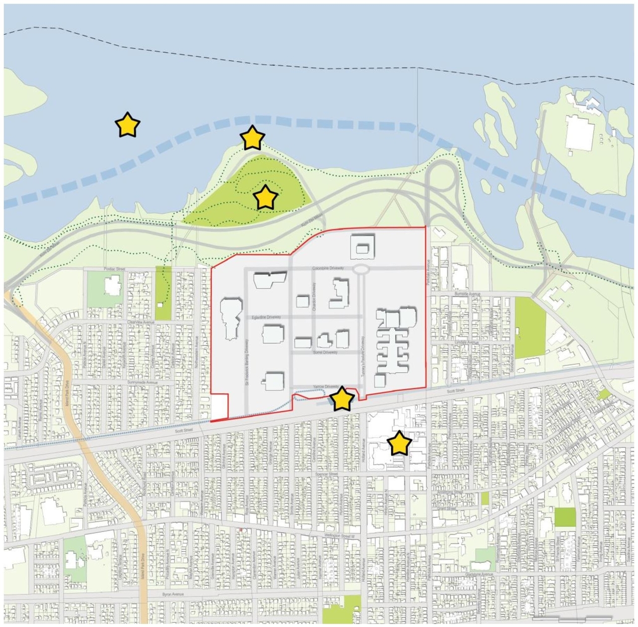Construction site plan for project from page 11 of the file '2025-09-26 - Urban Design Review Panel - D07-16-24-0022'