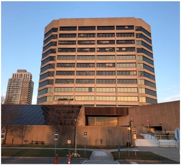 Rendering of building from page 14 of the file '2025-09-26 - Urban Design Review Panel - D07-16-24-0022'