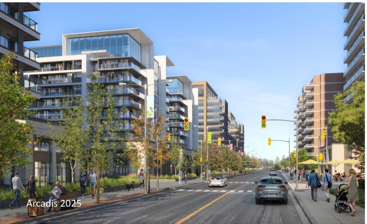 Rendering of building from page 28 of the file '2025-09-26 - Urban Design Review Panel - D07-16-24-0022'