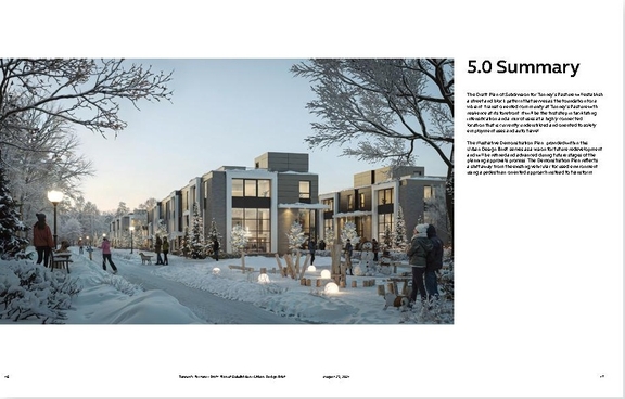 Rendering of building from page 9 of the file '2024-12-09 - Urban Design Brief - D07-16-24-0022'