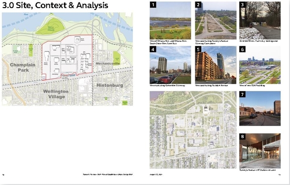 Construction site plan for project from page 9 of the file '2024-12-09 - Urban Design Brief - D07-16-24-0022'