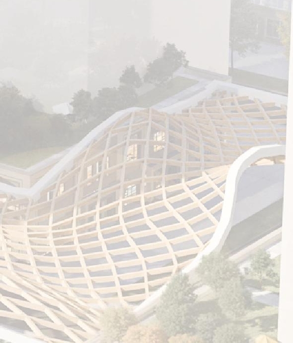 Rendering of building from page 56 of the file '2024-12-09 - Urban Design Brief - D07-16-24-0022'