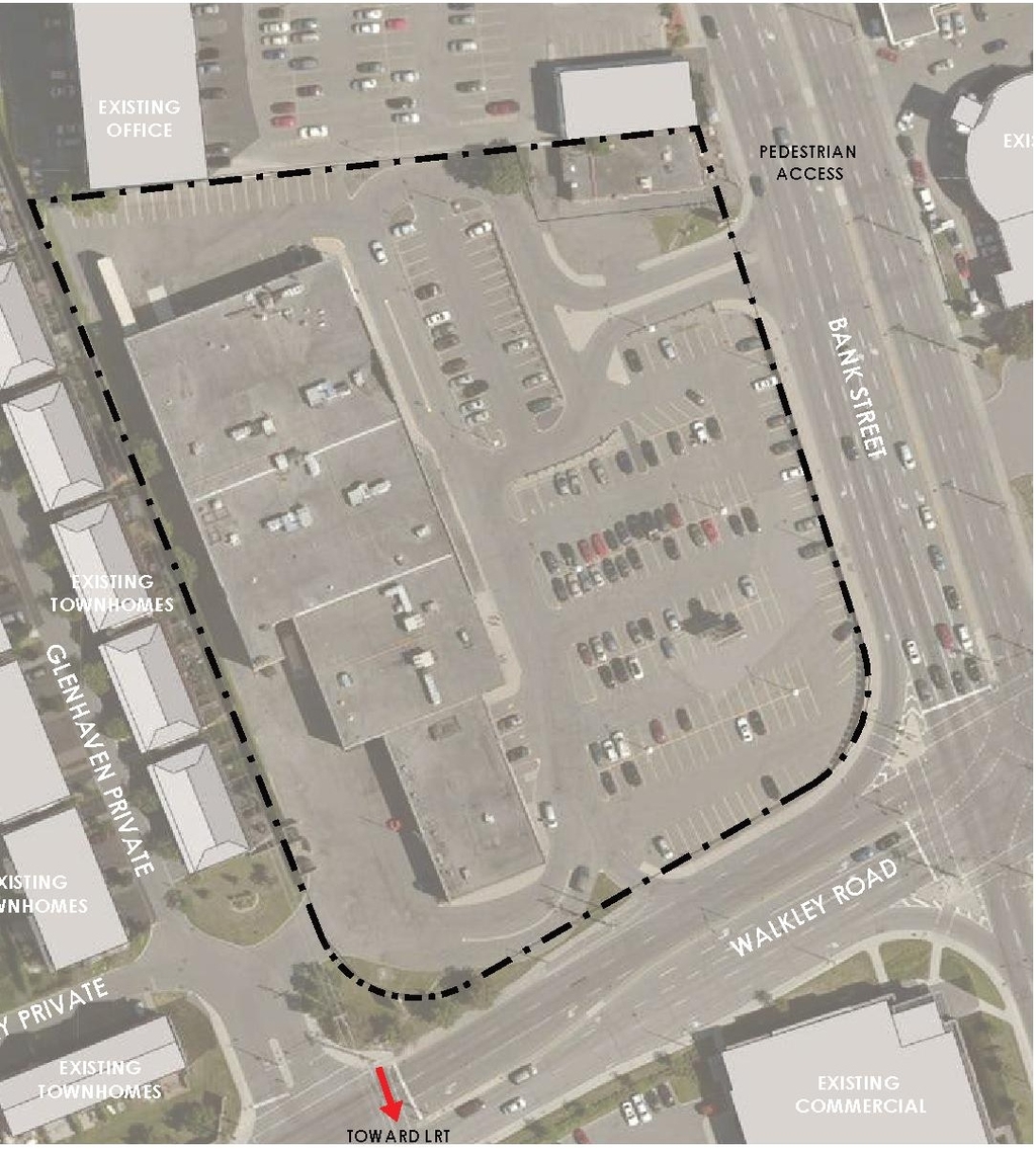 Construction site plan for project from page 17 of the file '2025-03-18 - Urban Design Brief - D07-16-24-0025'