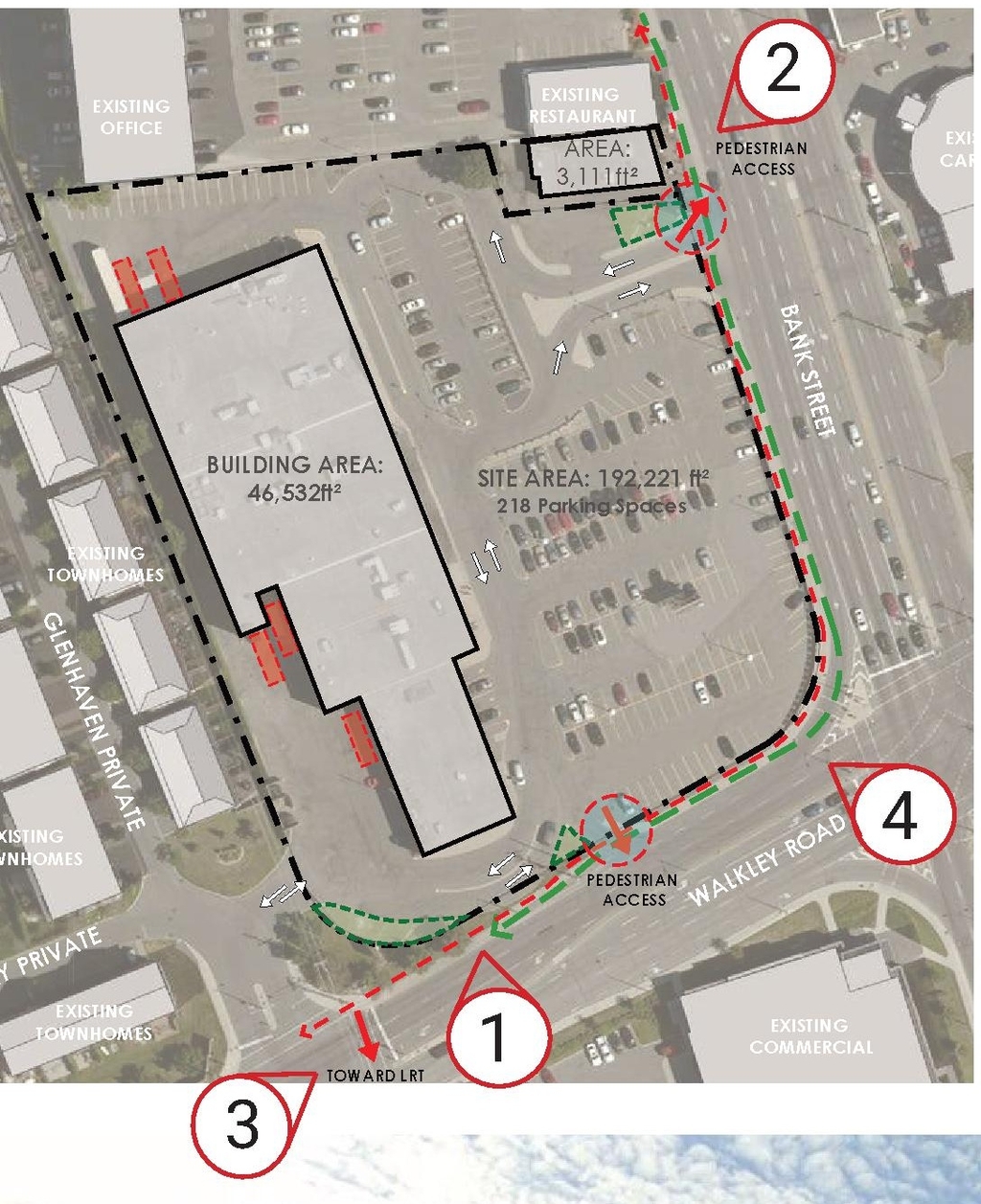 Construction site plan for project from page 21 of the file '2025-04-04 - Urban Design Review Panel Report - D07-16-24-0025'