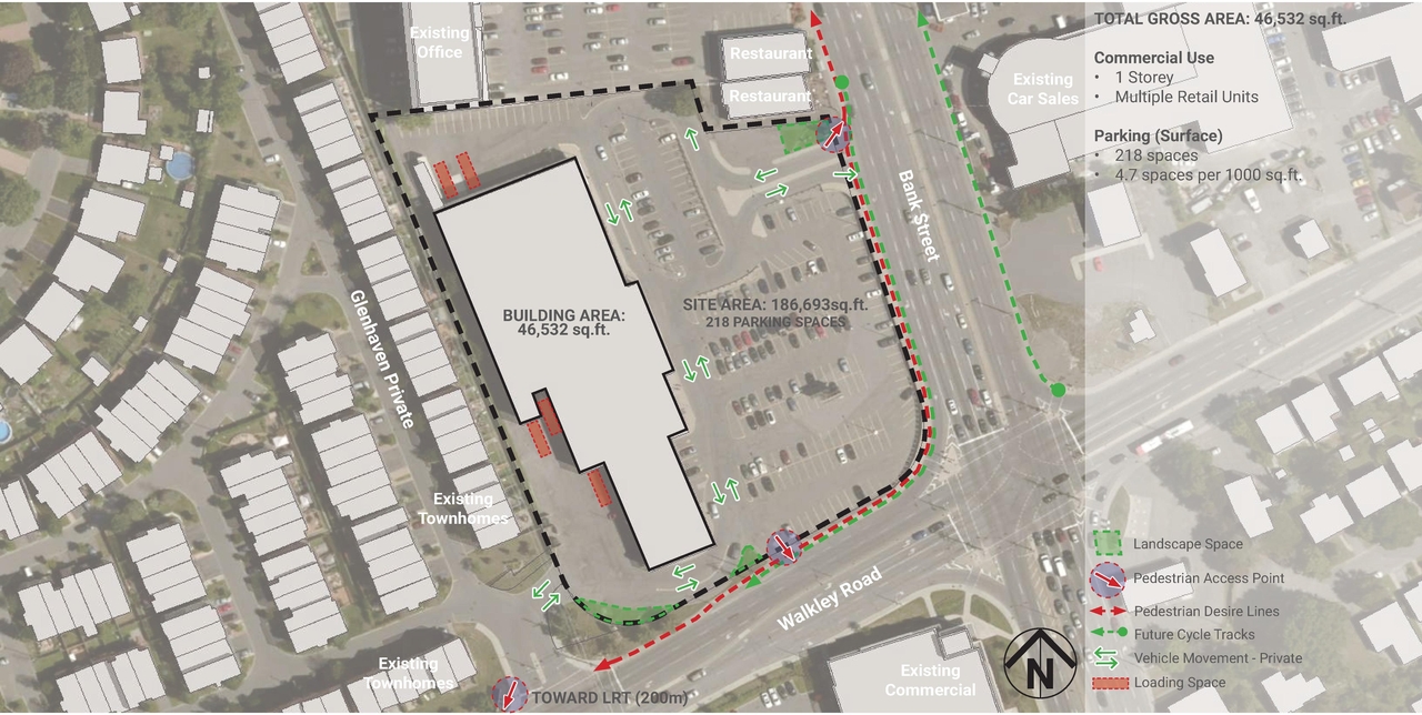 Construction site plan for project from page 22 of the file '2025-04-04 - Urban Design Review Panel Report - D07-16-24-0025'