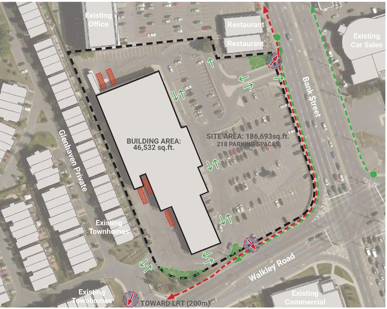 Construction site plan for project from page 27 of the file '2025-04-04 - Urban Design Review Panel Report - D07-16-24-0025'