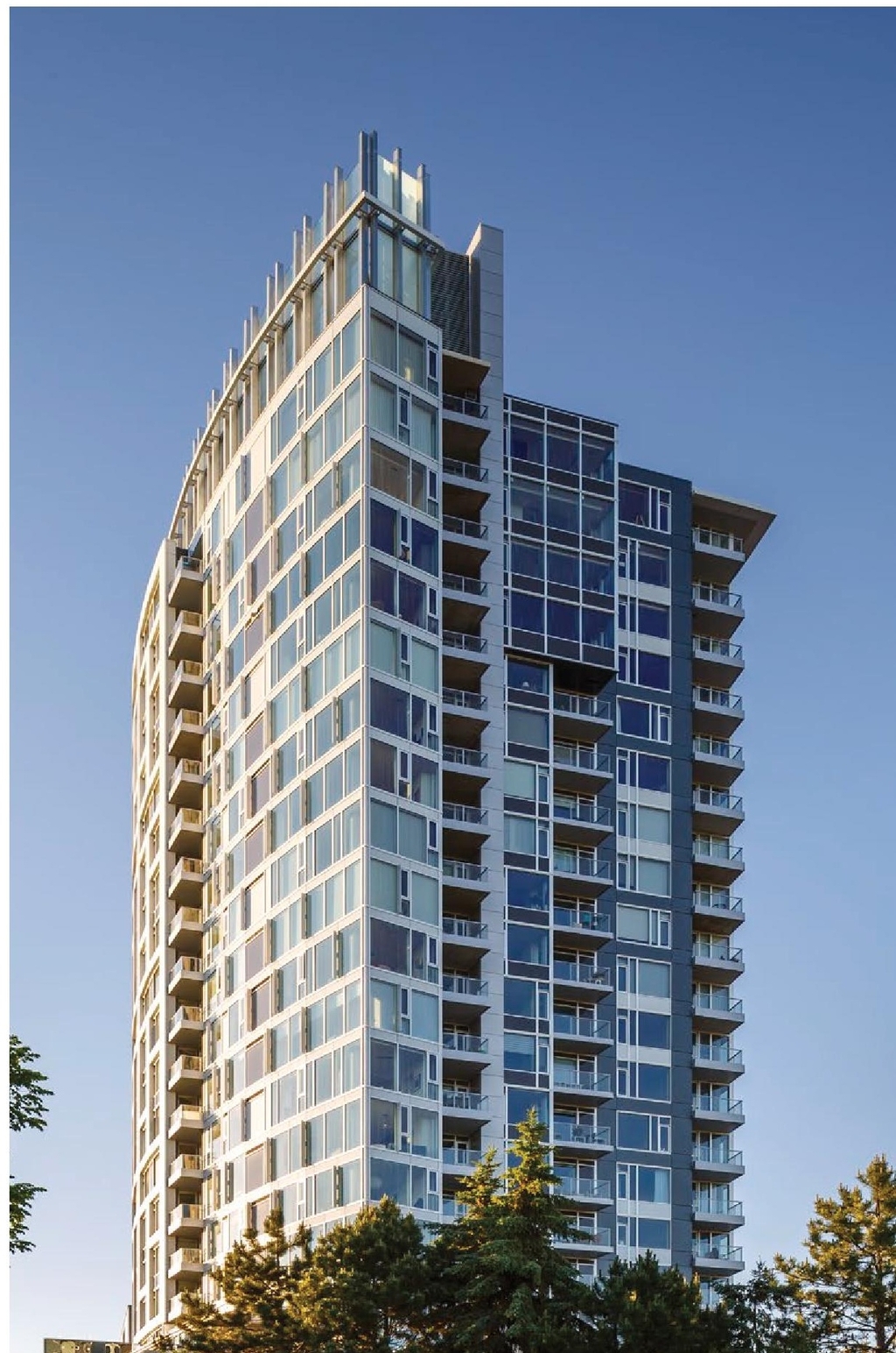 Rendering of building from page 33 of the file '2025-04-04 - Urban Design Review Panel Report - D07-16-24-0025'