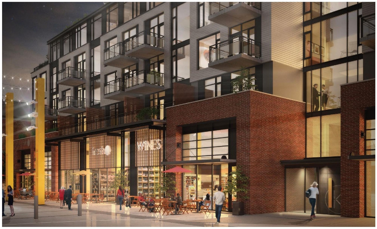Rendering of building from page 36 of the file '2025-04-04 - Urban Design Review Panel Report - D07-16-24-0025'