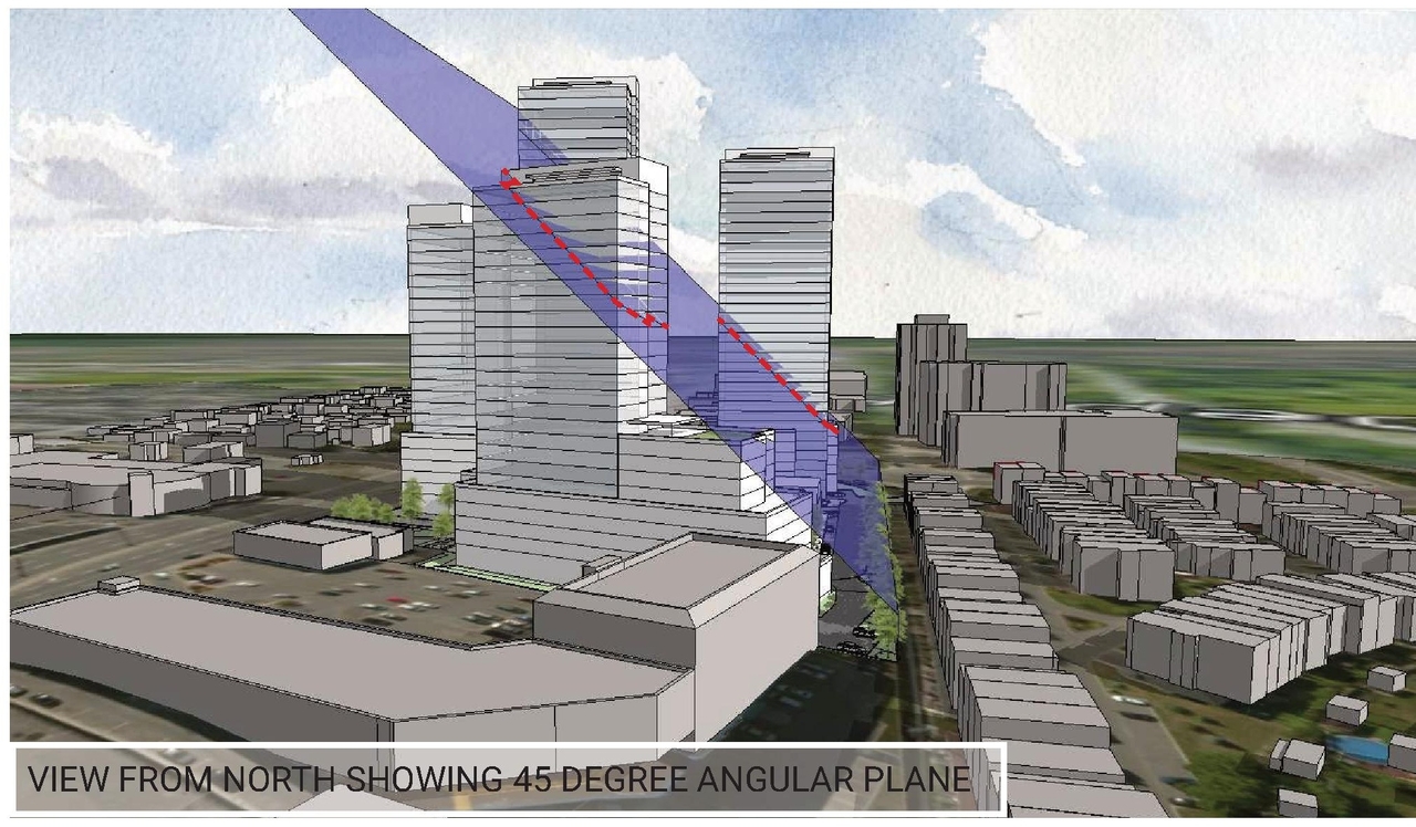 Rendering of building from page 39 of the file '2025-04-04 - Urban Design Review Panel Report - D07-16-24-0025'